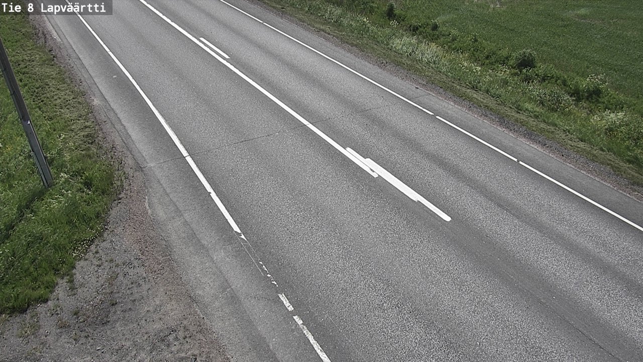 Weather Camera Image Road 8 Kristiinankaupunki, Lapväärtti, Kristiinankaupunki, Pohjanmaa