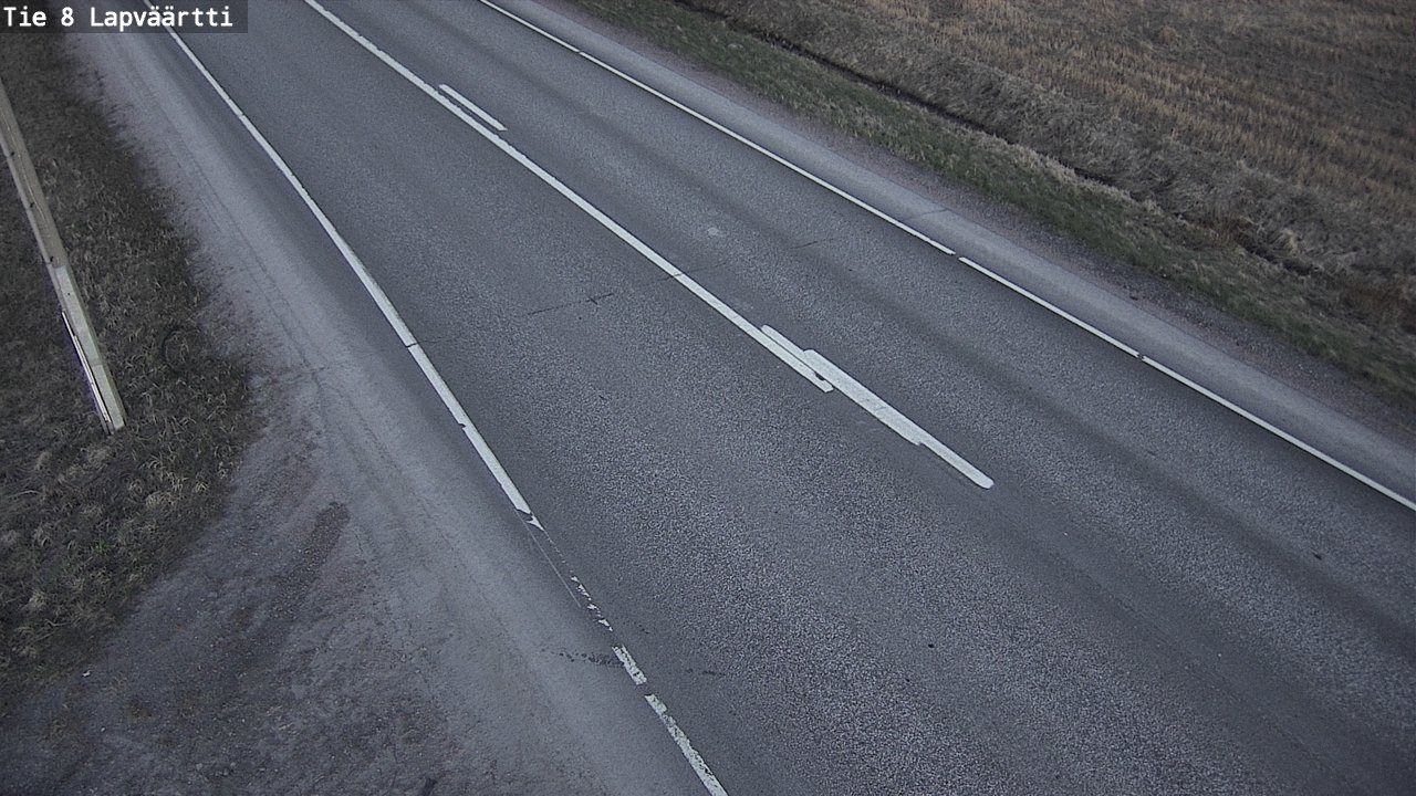 Weather Camera Image Väg 8 Kristinestad, Lappfjärd, Kristiinankaupunki, Pohjanmaa