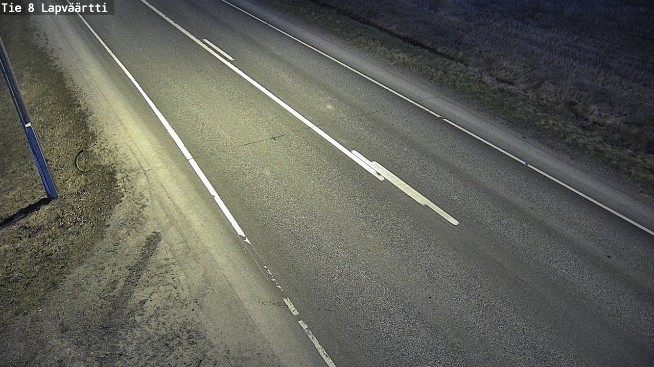 Weather Camera Image Väg 8 Kristinestad, Lappfjärd, Kristiinankaupunki, Pohjanmaa