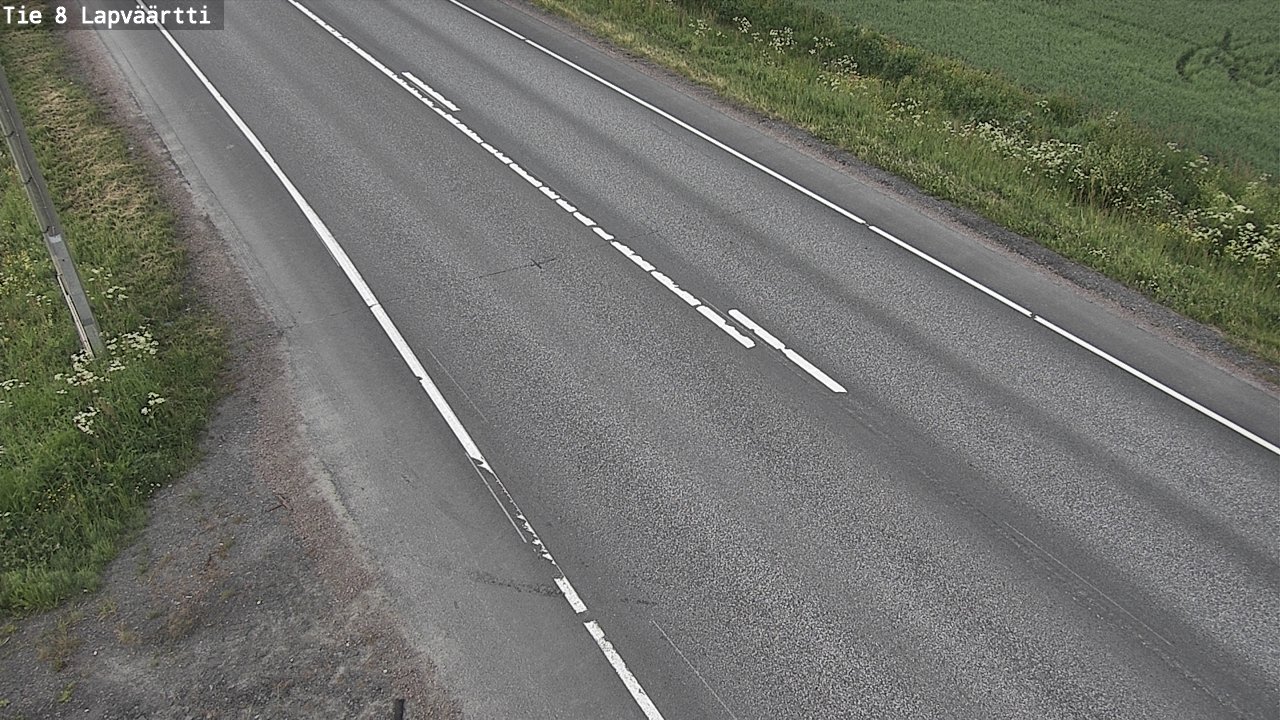 Weather Camera Image Road 8 Kristiinankaupunki, Lapväärtti, Kristiinankaupunki, Pohjanmaa