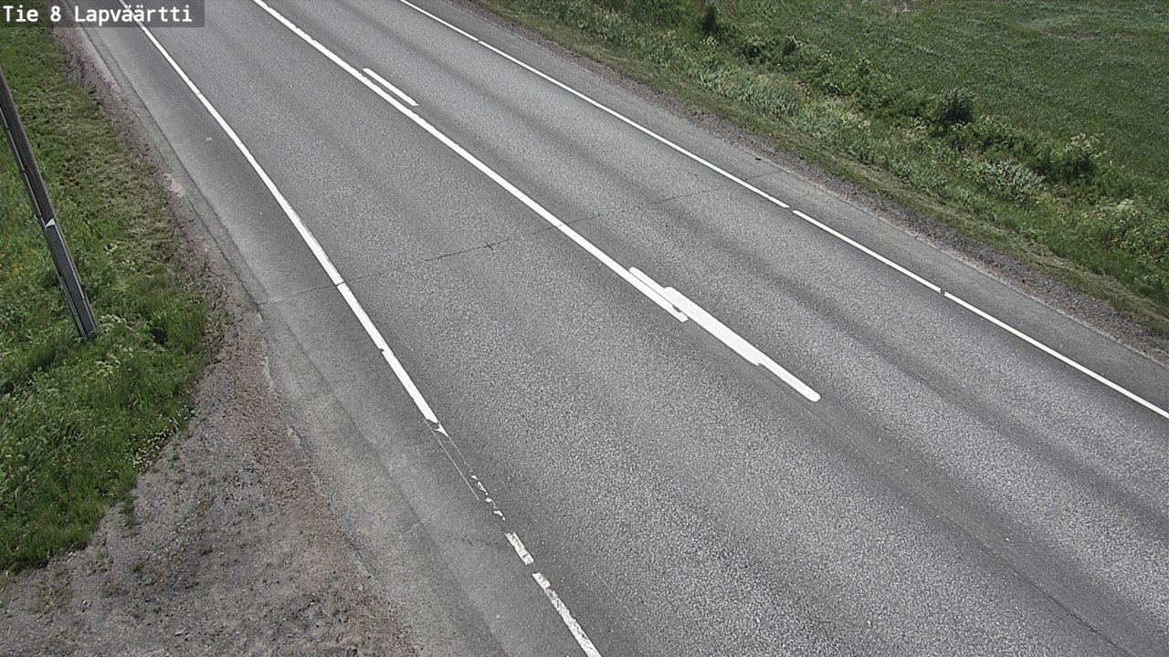 Weather Camera Image Road 8 Kristiinankaupunki, Lapväärtti, Kristiinankaupunki, Pohjanmaa