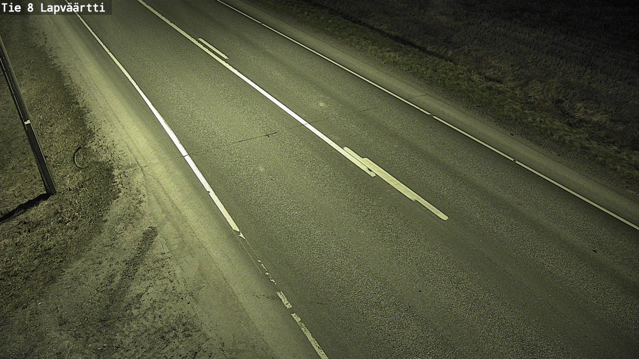 Weather Camera Image Road 8 Kristiinankaupunki, Lapväärtti, Kristiinankaupunki, Pohjanmaa