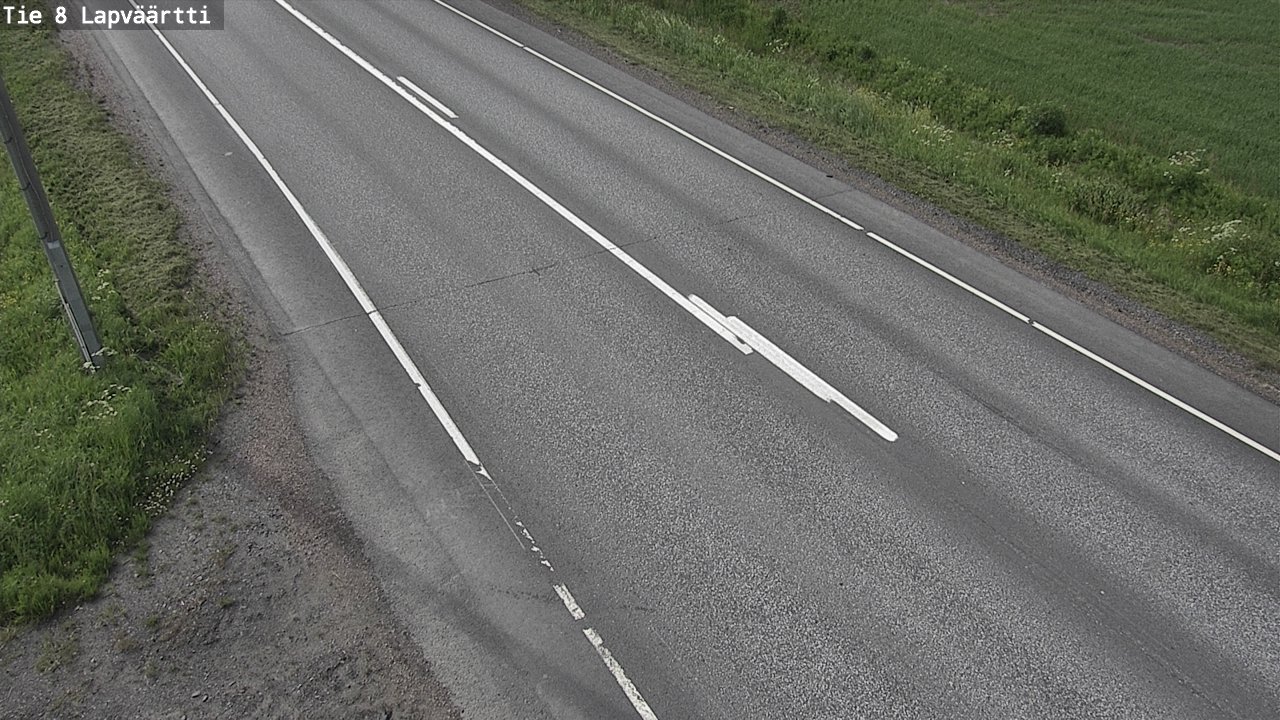 Weather Camera Image Road 8 Kristiinankaupunki, Lapväärtti, Kristiinankaupunki, Pohjanmaa