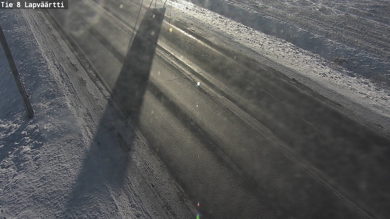 Weather Camera Image Road 8 Kristiinankaupunki, Lapväärtti, Kristiinankaupunki, Pohjanmaa