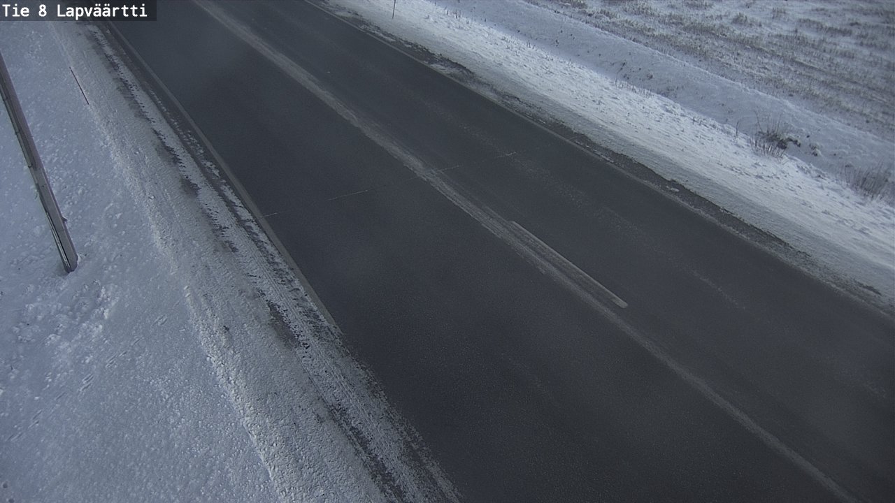 Weather Camera Image Road 8 Kristiinankaupunki, Lapväärtti, Kristiinankaupunki, Pohjanmaa