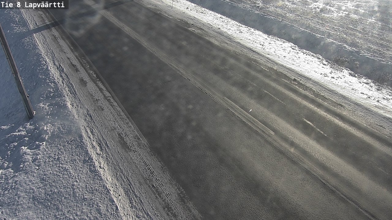 Weather Camera Image Road 8 Kristiinankaupunki, Lapväärtti, Kristiinankaupunki, Pohjanmaa