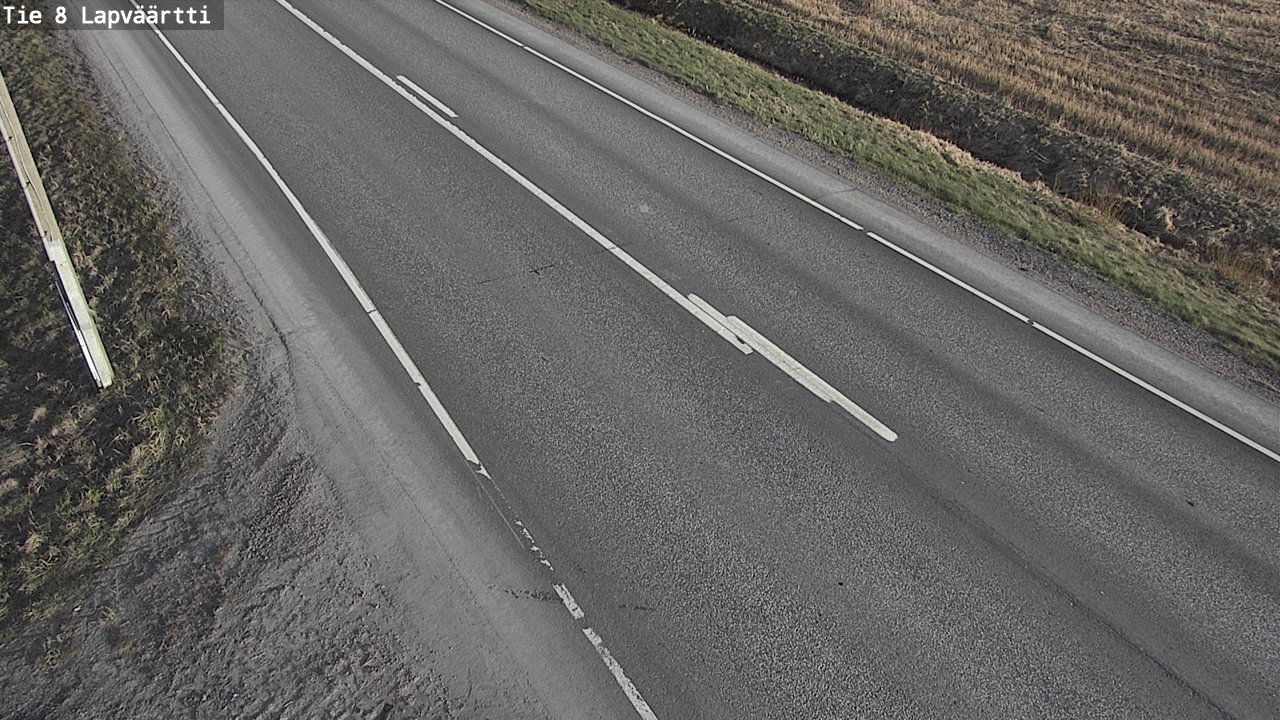 Weather Camera Image Väg 8 Kristinestad, Lappfjärd, Kristiinankaupunki, Pohjanmaa