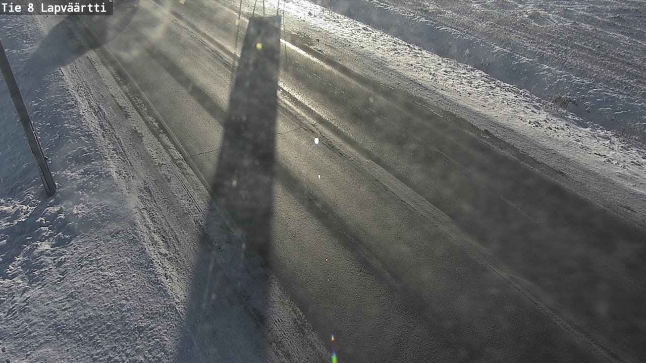 Weather Camera Image Road 8 Kristiinankaupunki, Lapväärtti, Kristiinankaupunki, Pohjanmaa