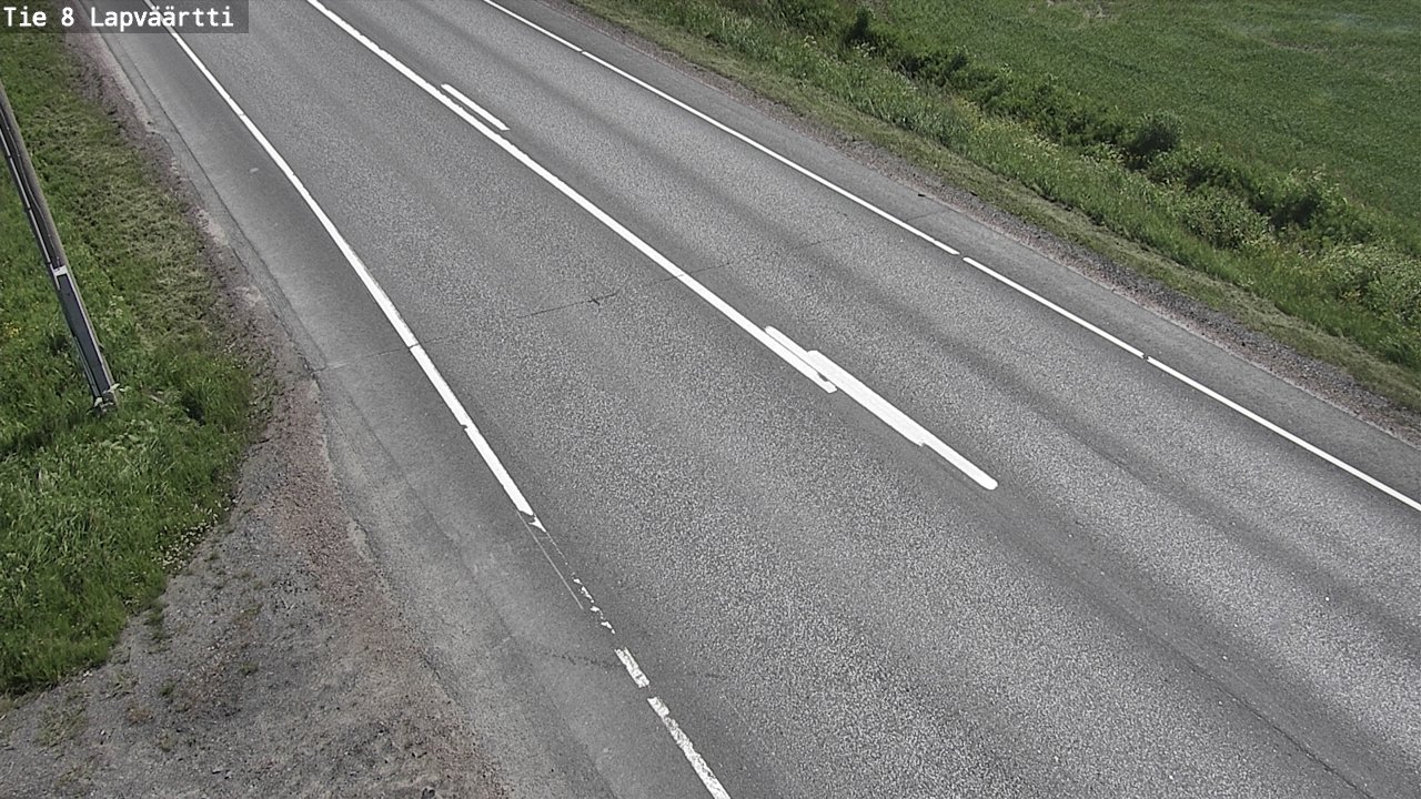 Weather Camera Image Road 8 Kristiinankaupunki, Lapväärtti, Kristiinankaupunki, Pohjanmaa