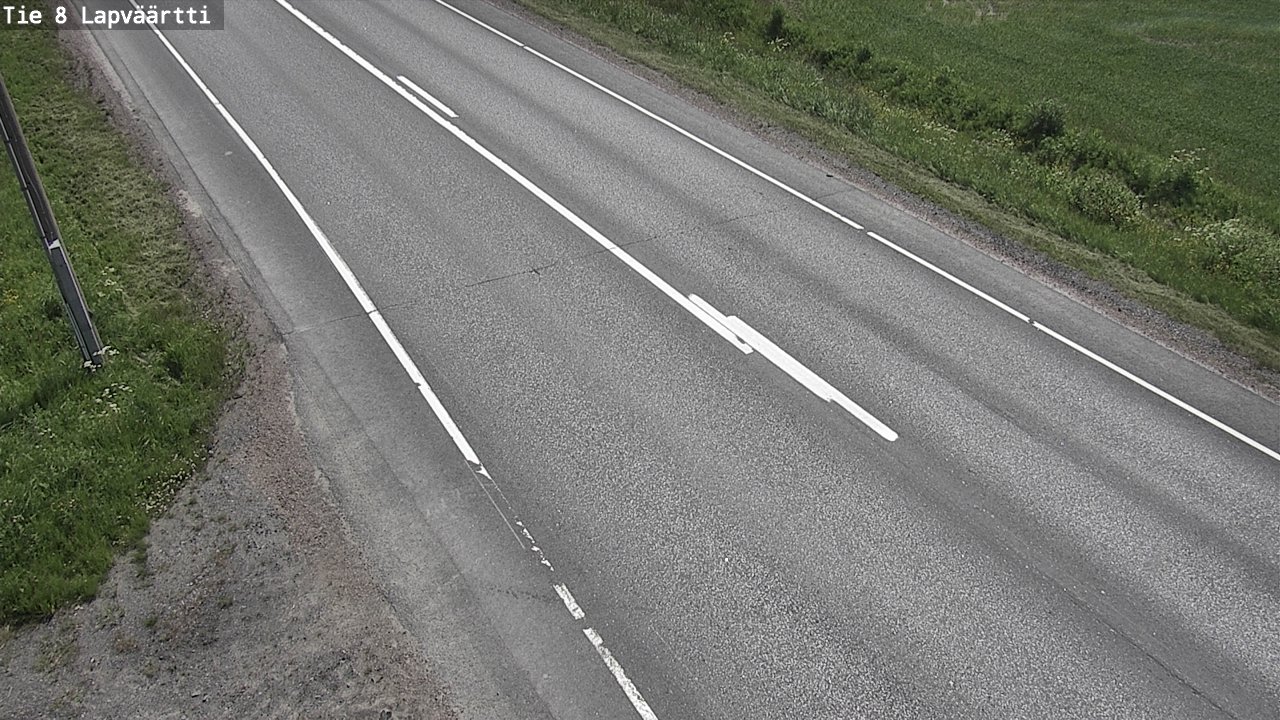 Weather Camera Image Road 8 Kristiinankaupunki, Lapväärtti, Kristiinankaupunki, Pohjanmaa
