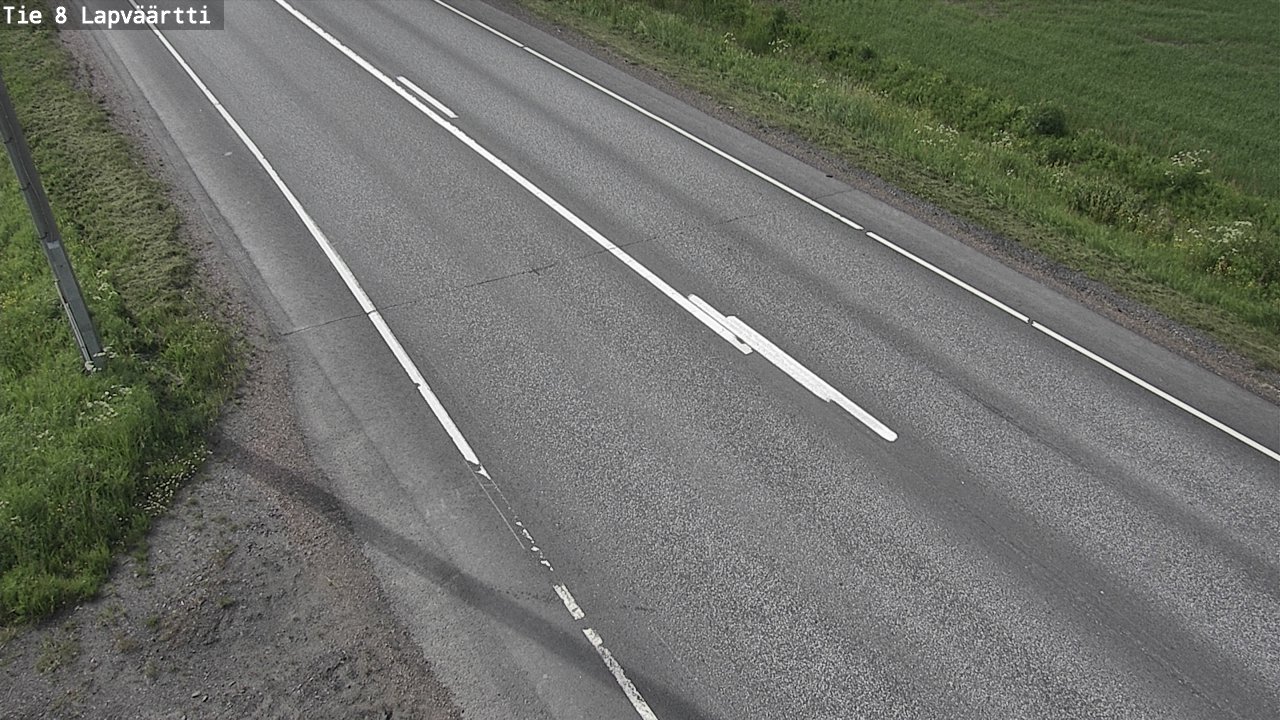 Weather Camera Image Road 8 Kristiinankaupunki, Lapväärtti, Kristiinankaupunki, Pohjanmaa