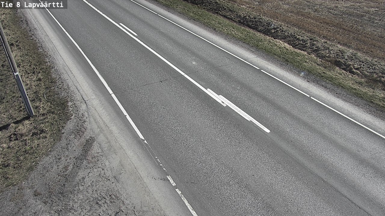 Weather Camera Image Väg 8 Kristinestad, Lappfjärd, Kristiinankaupunki, Pohjanmaa