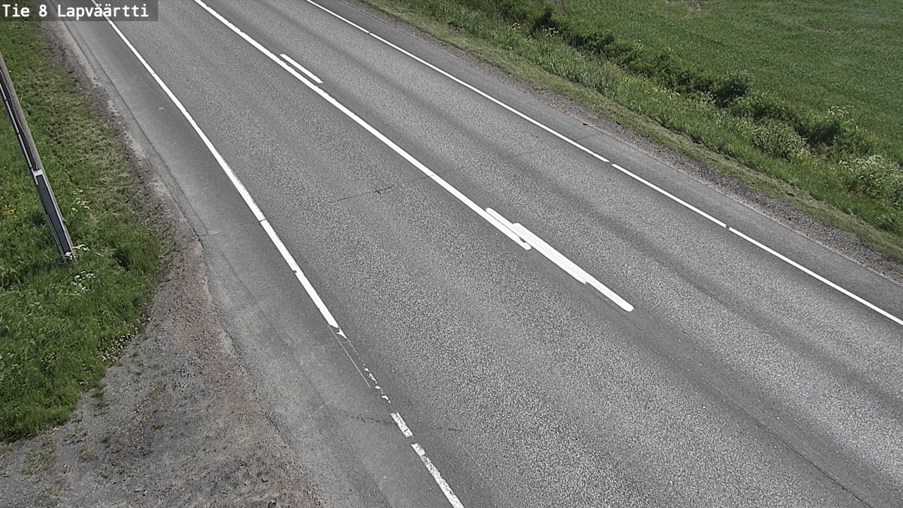 Weather Camera Image Road 8 Kristiinankaupunki, Lapväärtti, Kristiinankaupunki, Pohjanmaa