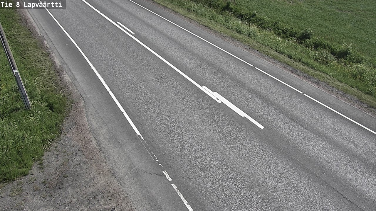 Weather Camera Image Road 8 Kristiinankaupunki, Lapväärtti, Kristiinankaupunki, Pohjanmaa