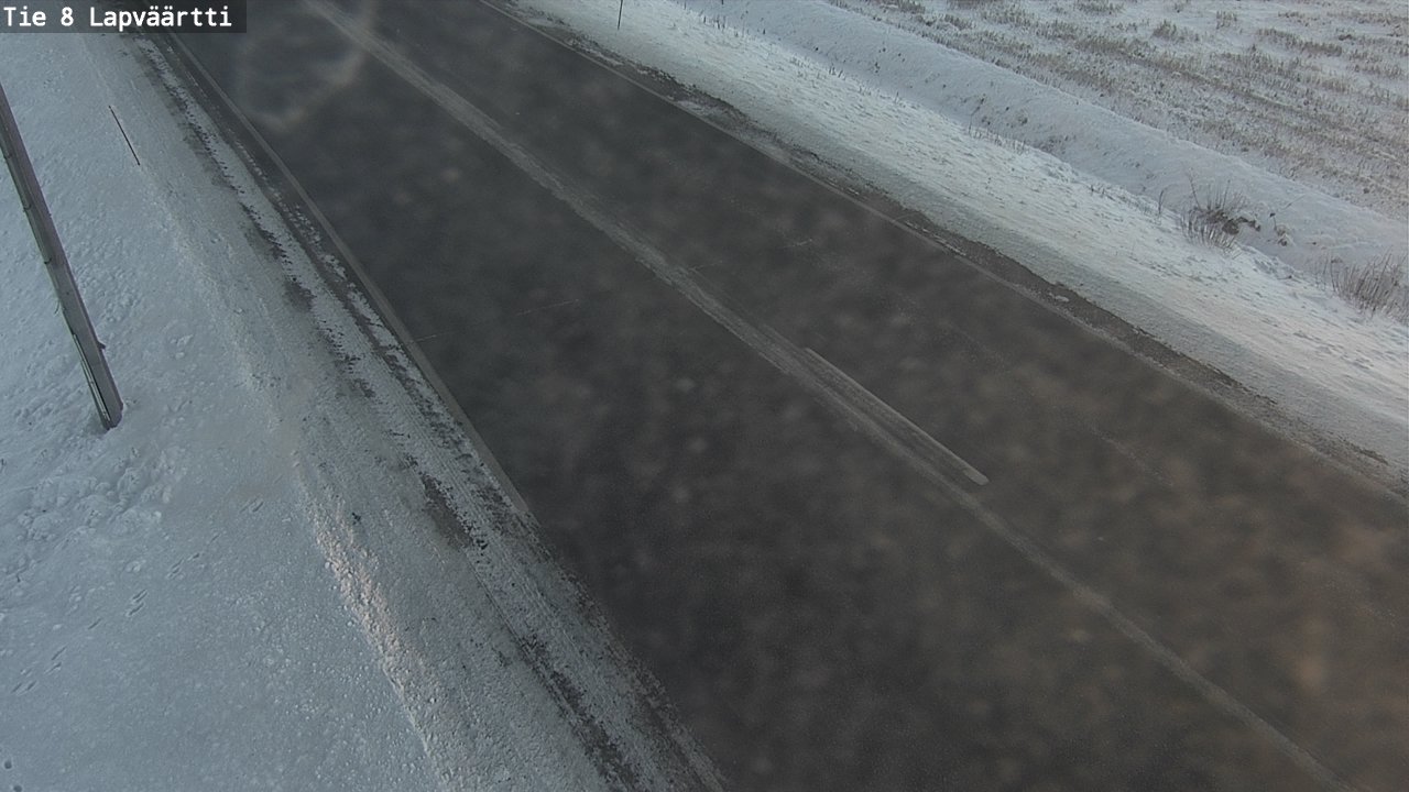 Weather Camera Image Road 8 Kristiinankaupunki, Lapväärtti, Kristiinankaupunki, Pohjanmaa