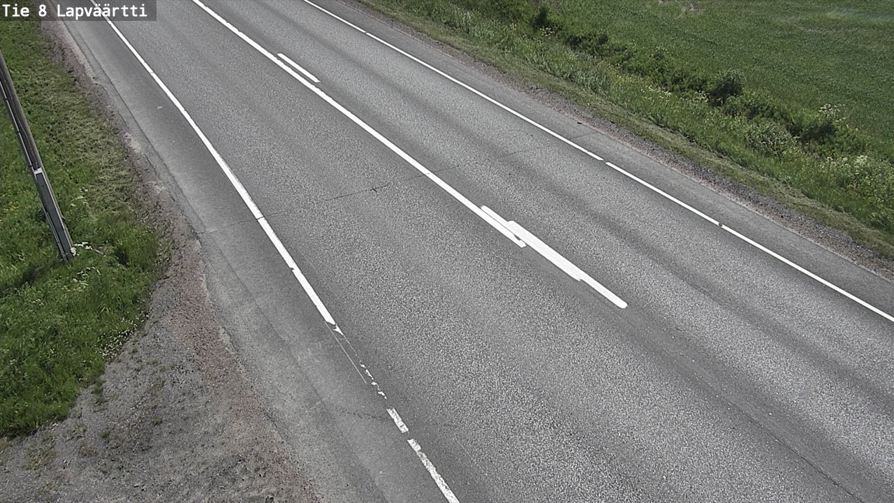 Weather Camera Image Road 8 Kristiinankaupunki, Lapväärtti, Kristiinankaupunki, Pohjanmaa