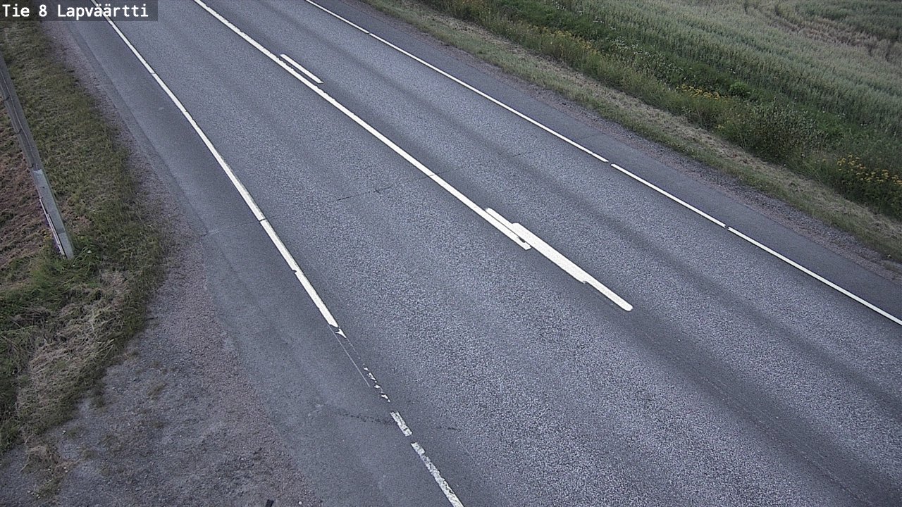 Weather Camera Image Road 8 Kristiinankaupunki, Lapväärtti, Kristiinankaupunki, Pohjanmaa