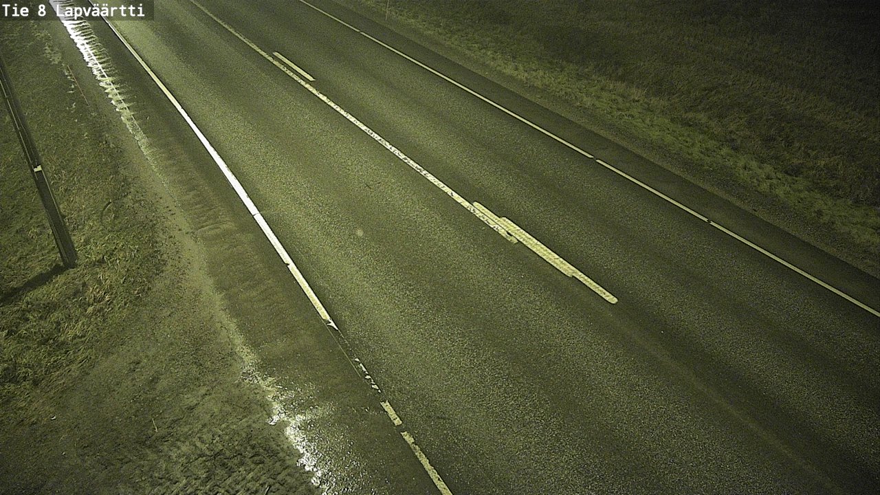 Weather Camera Image Väg 8 Kristinestad, Lappfjärd, Kristiinankaupunki, Pohjanmaa