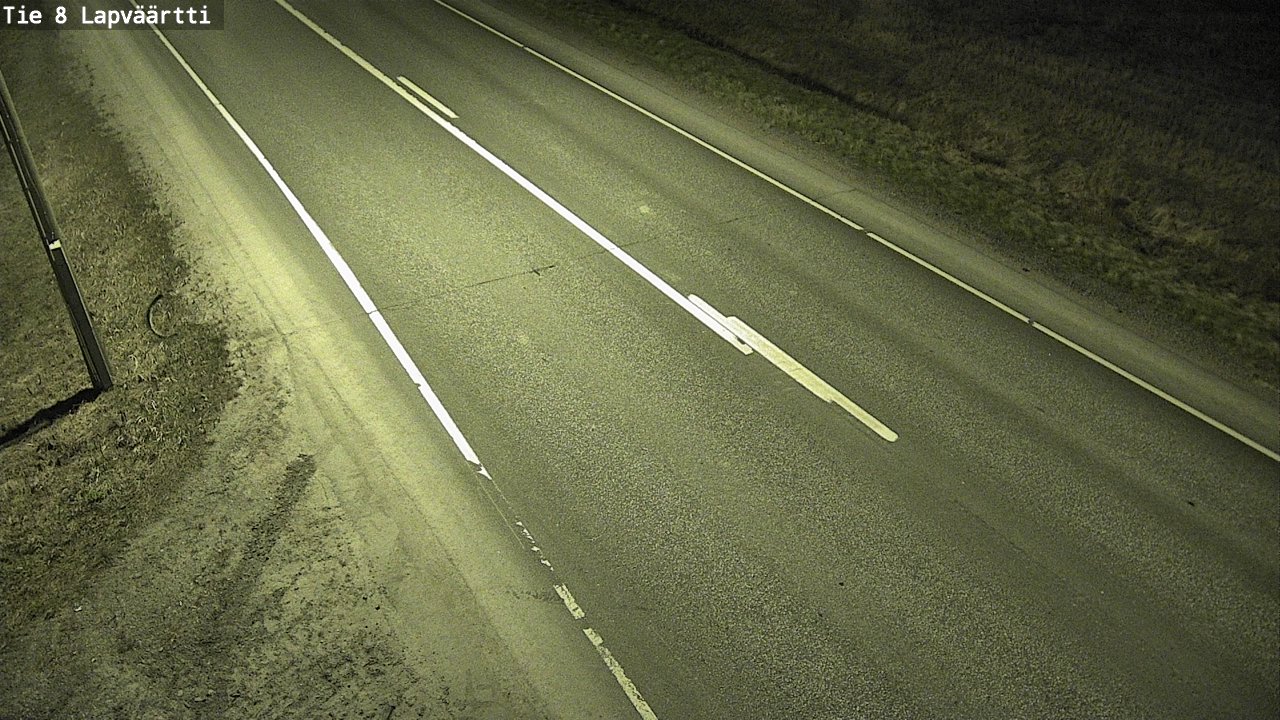 Weather Camera Image Road 8 Kristiinankaupunki, Lapväärtti, Kristiinankaupunki, Pohjanmaa