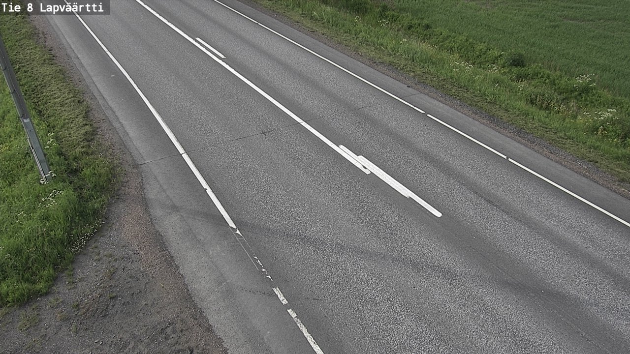 Weather Camera Image Road 8 Kristiinankaupunki, Lapväärtti, Kristiinankaupunki, Pohjanmaa