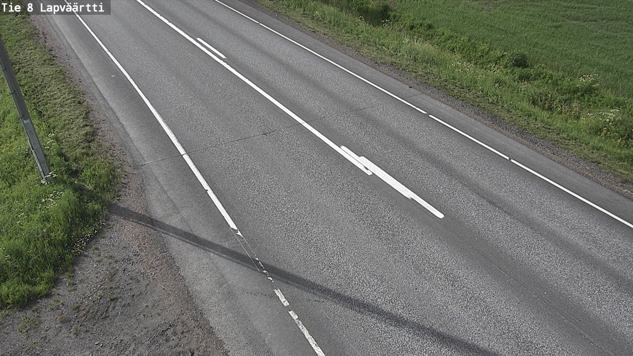 Weather Camera Image Road 8 Kristiinankaupunki, Lapväärtti, Kristiinankaupunki, Pohjanmaa