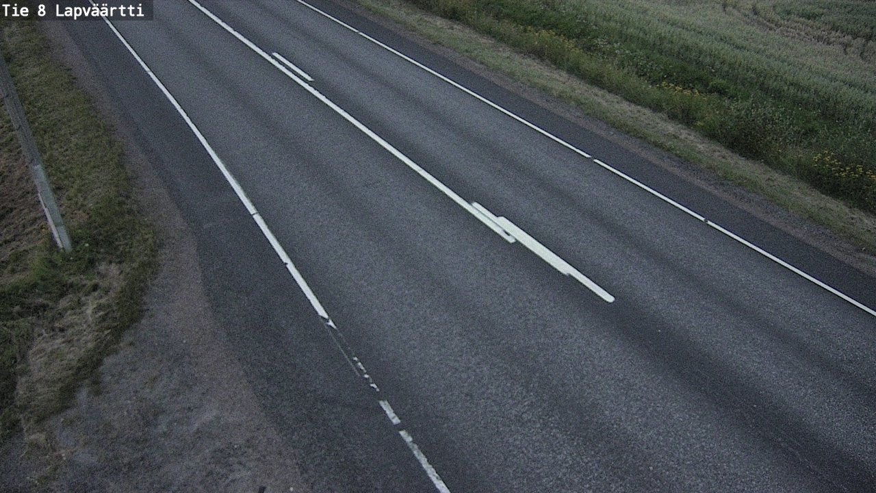 Weather Camera Image Road 8 Kristiinankaupunki, Lapväärtti, Kristiinankaupunki, Pohjanmaa