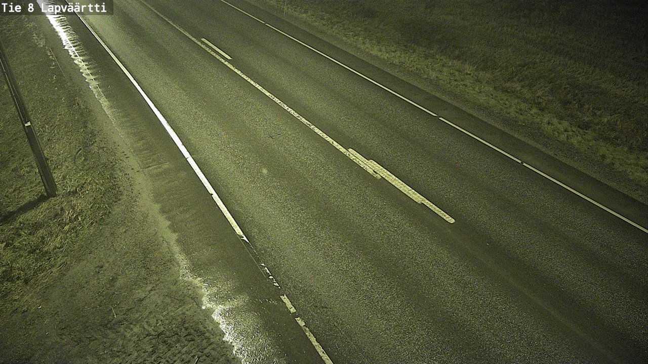 Weather Camera Image Väg 8 Kristinestad, Lappfjärd, Kristiinankaupunki, Pohjanmaa