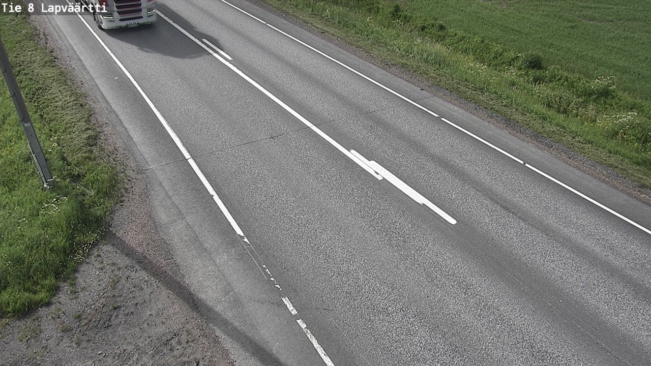 Weather Camera Image Road 8 Kristiinankaupunki, Lapväärtti, Kristiinankaupunki, Pohjanmaa