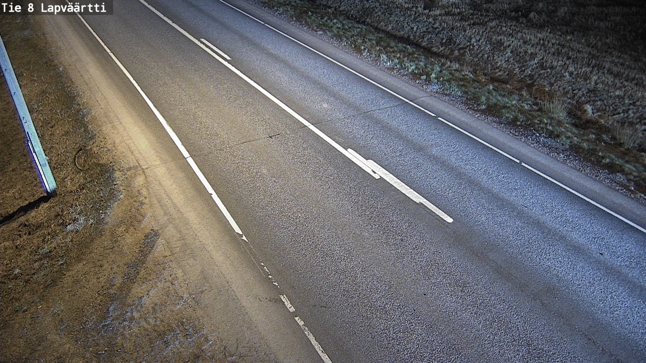Weather Camera Image Road 8 Kristiinankaupunki, Lapväärtti, Kristiinankaupunki, Pohjanmaa