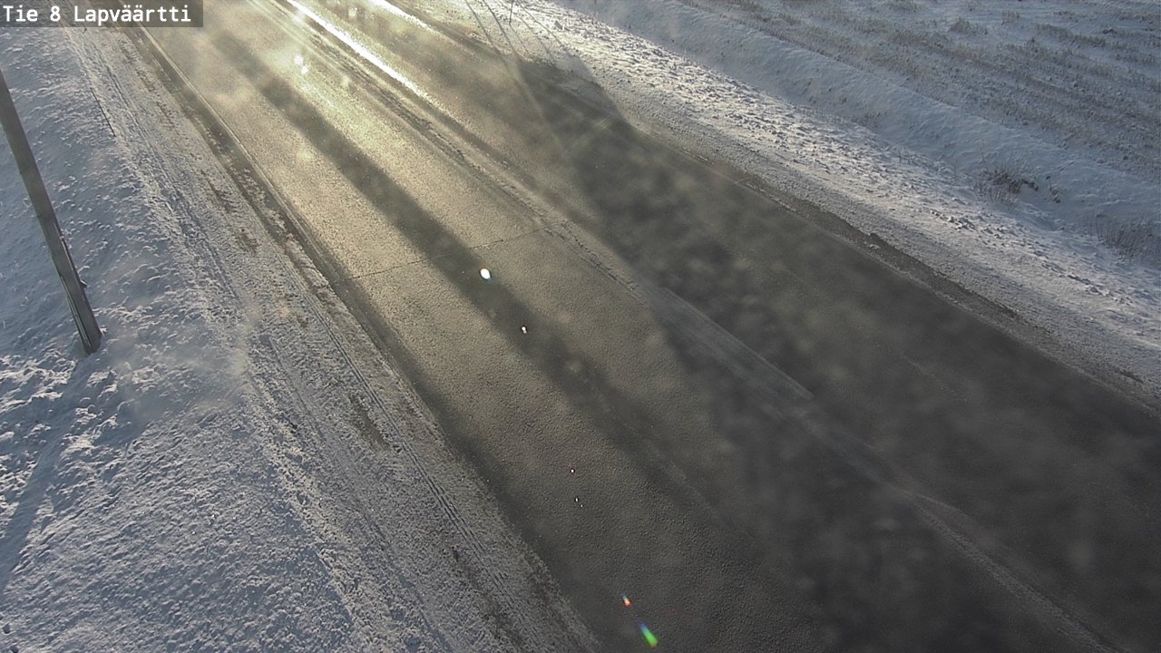 Weather Camera Image Road 8 Kristiinankaupunki, Lapväärtti, Kristiinankaupunki, Pohjanmaa