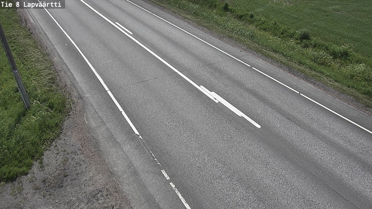 Weather Camera Image Road 8 Kristiinankaupunki, Lapväärtti, Kristiinankaupunki, Pohjanmaa