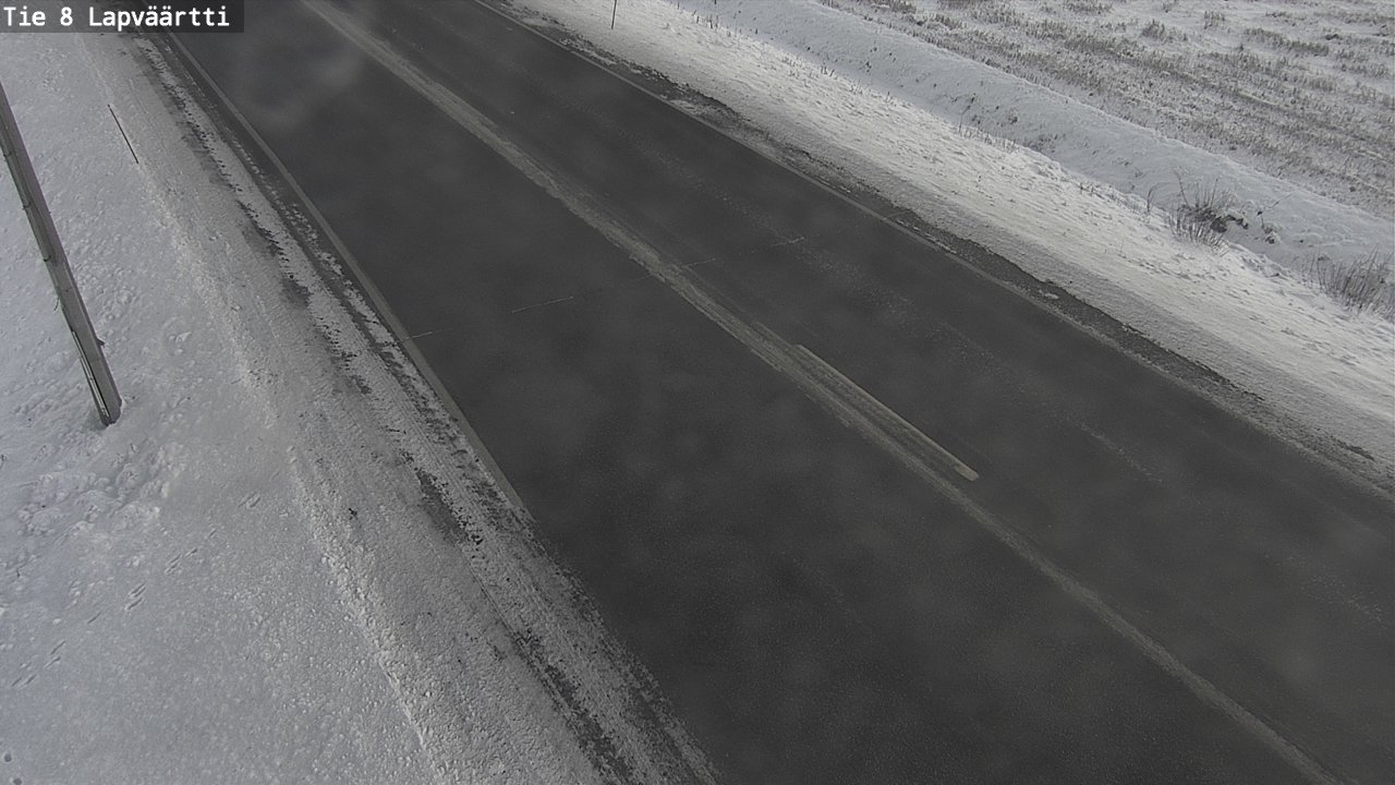 Weather Camera Image Road 8 Kristiinankaupunki, Lapväärtti, Kristiinankaupunki, Pohjanmaa