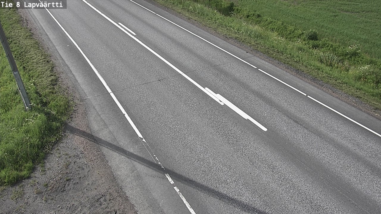 Weather Camera Image Road 8 Kristiinankaupunki, Lapväärtti, Kristiinankaupunki, Pohjanmaa