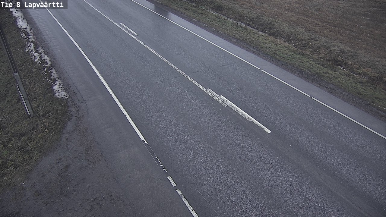 Weather Camera Image Väg 8 Kristinestad, Lappfjärd, Kristiinankaupunki, Pohjanmaa