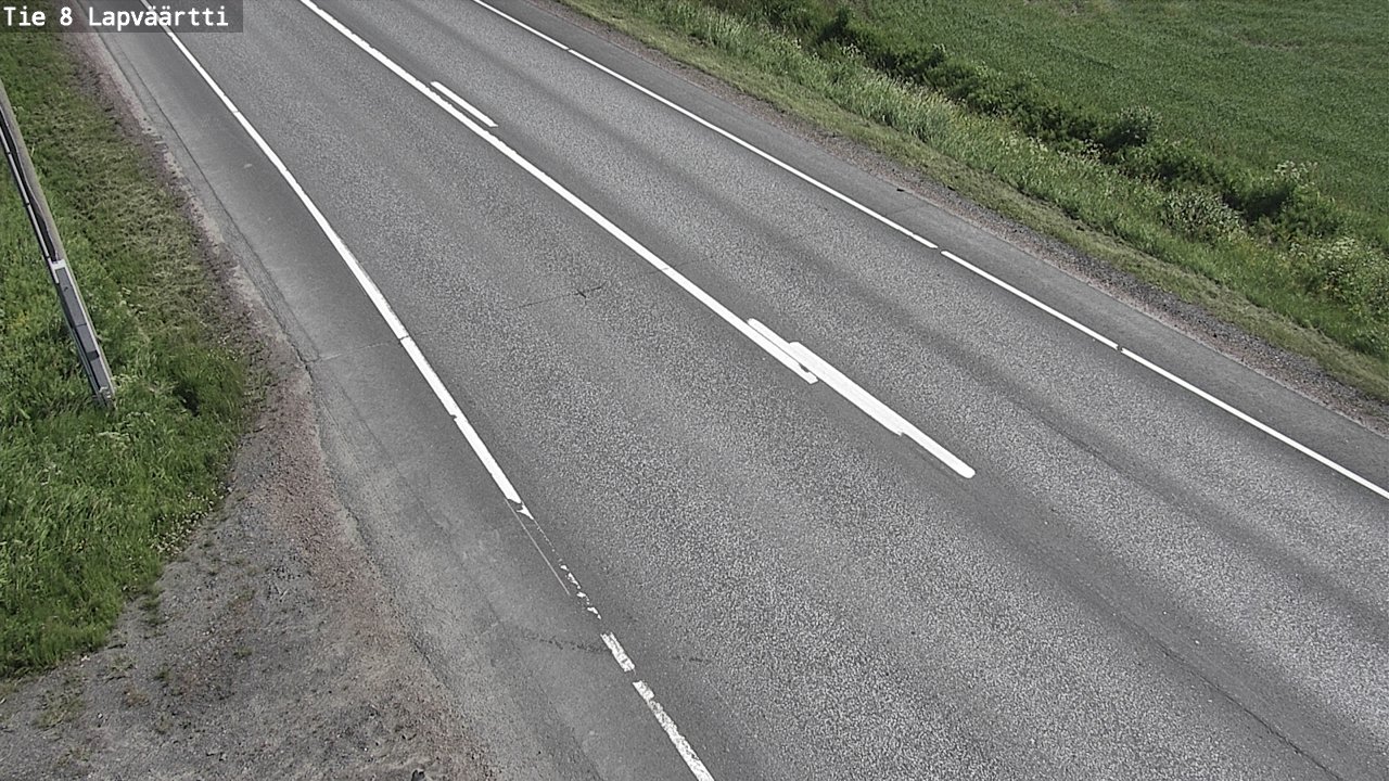 Weather Camera Image Road 8 Kristiinankaupunki, Lapväärtti, Kristiinankaupunki, Pohjanmaa