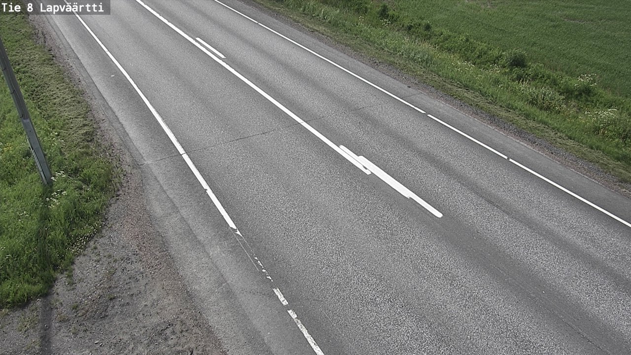 Weather Camera Image Road 8 Kristiinankaupunki, Lapväärtti, Kristiinankaupunki, Pohjanmaa