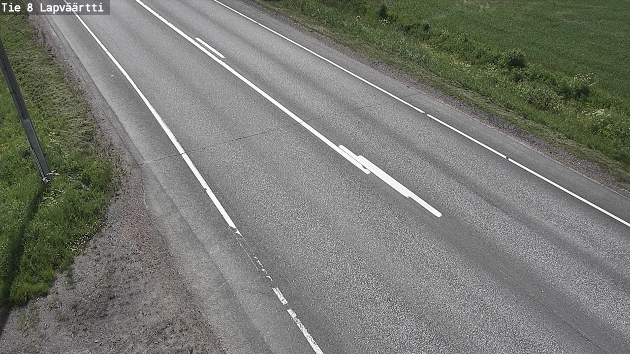Weather Camera Image Road 8 Kristiinankaupunki, Lapväärtti, Kristiinankaupunki, Pohjanmaa