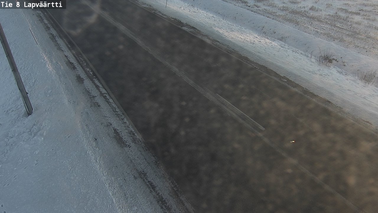 Weather Camera Image Road 8 Kristiinankaupunki, Lapväärtti, Kristiinankaupunki, Pohjanmaa