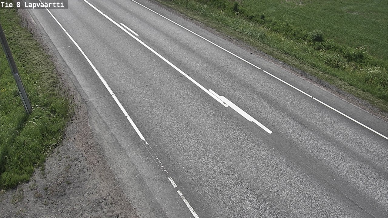 Weather Camera Image Road 8 Kristiinankaupunki, Lapväärtti, Kristiinankaupunki, Pohjanmaa