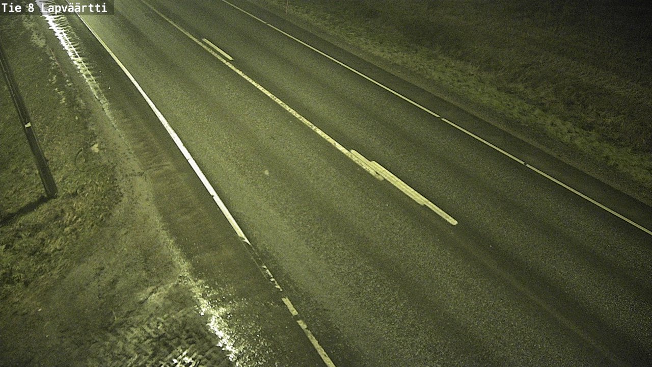 Weather Camera Image Väg 8 Kristinestad, Lappfjärd, Kristiinankaupunki, Pohjanmaa