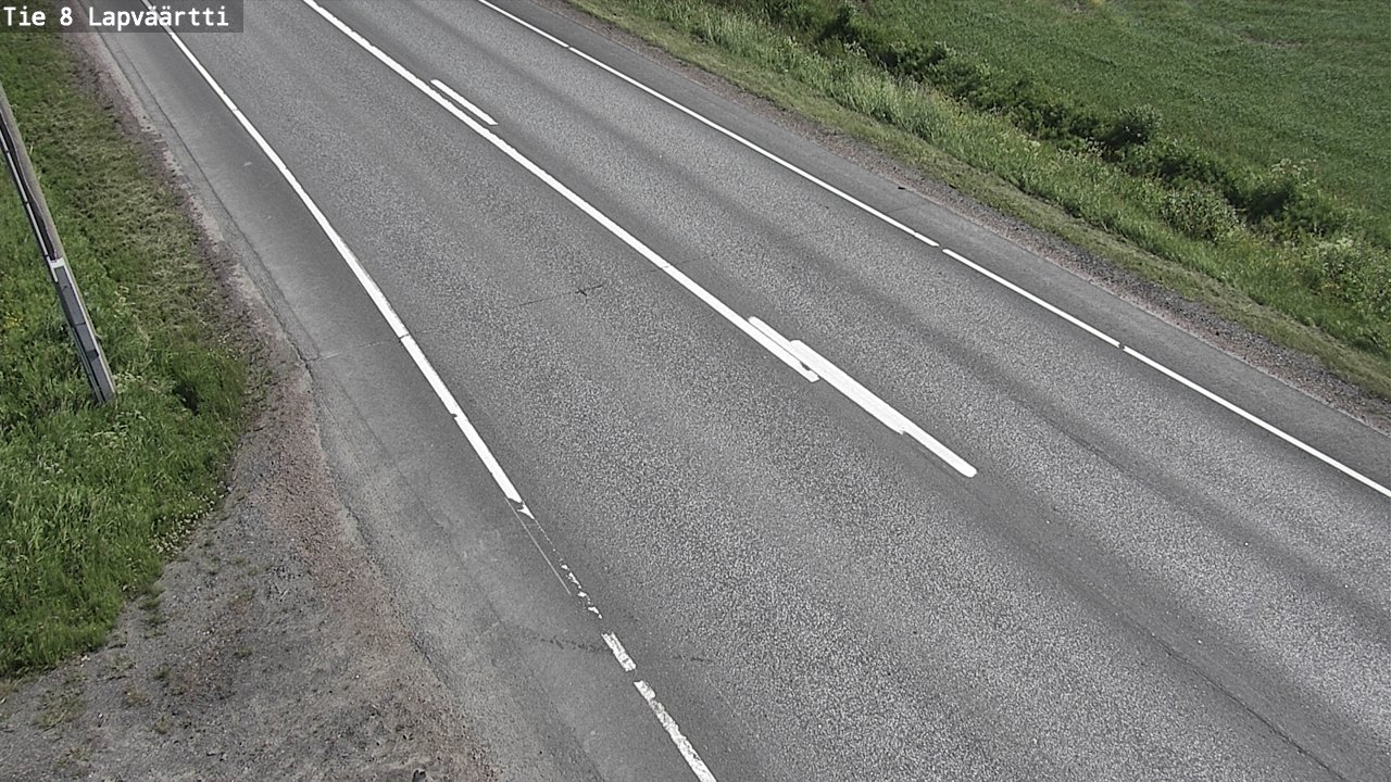 Weather Camera Image Road 8 Kristiinankaupunki, Lapväärtti, Kristiinankaupunki, Pohjanmaa