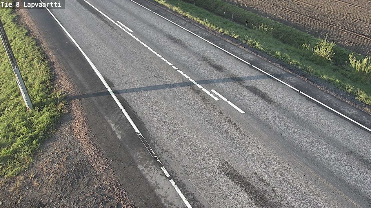 Weather Camera Image Road 8 Kristiinankaupunki, Lapväärtti, Kristiinankaupunki, Pohjanmaa