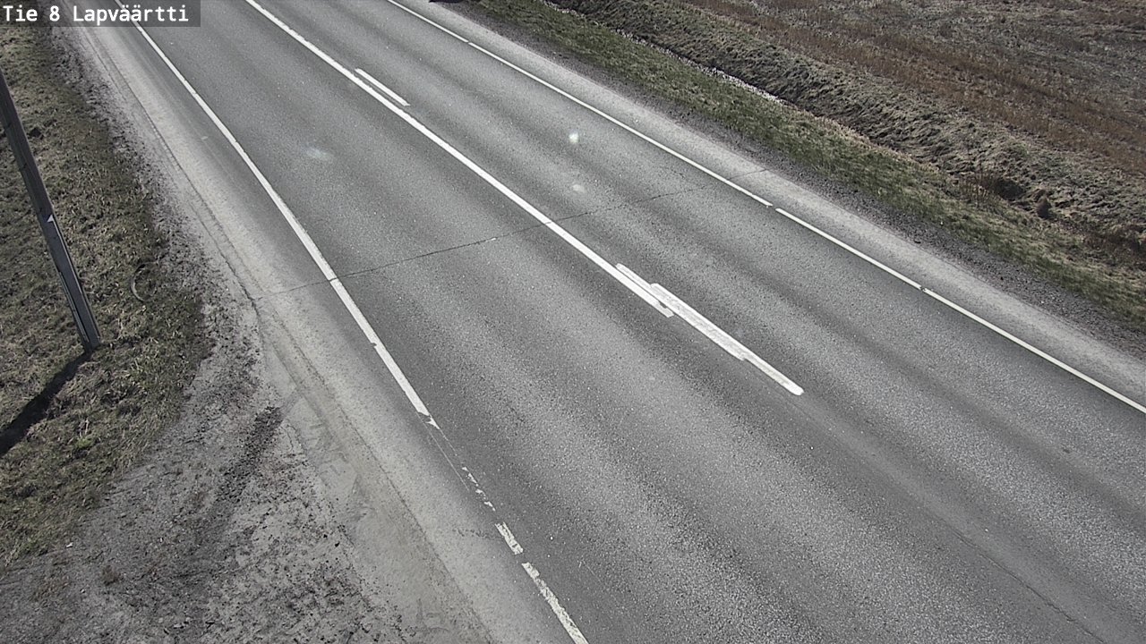 Weather Camera Image Väg 8 Kristinestad, Lappfjärd, Kristiinankaupunki, Pohjanmaa