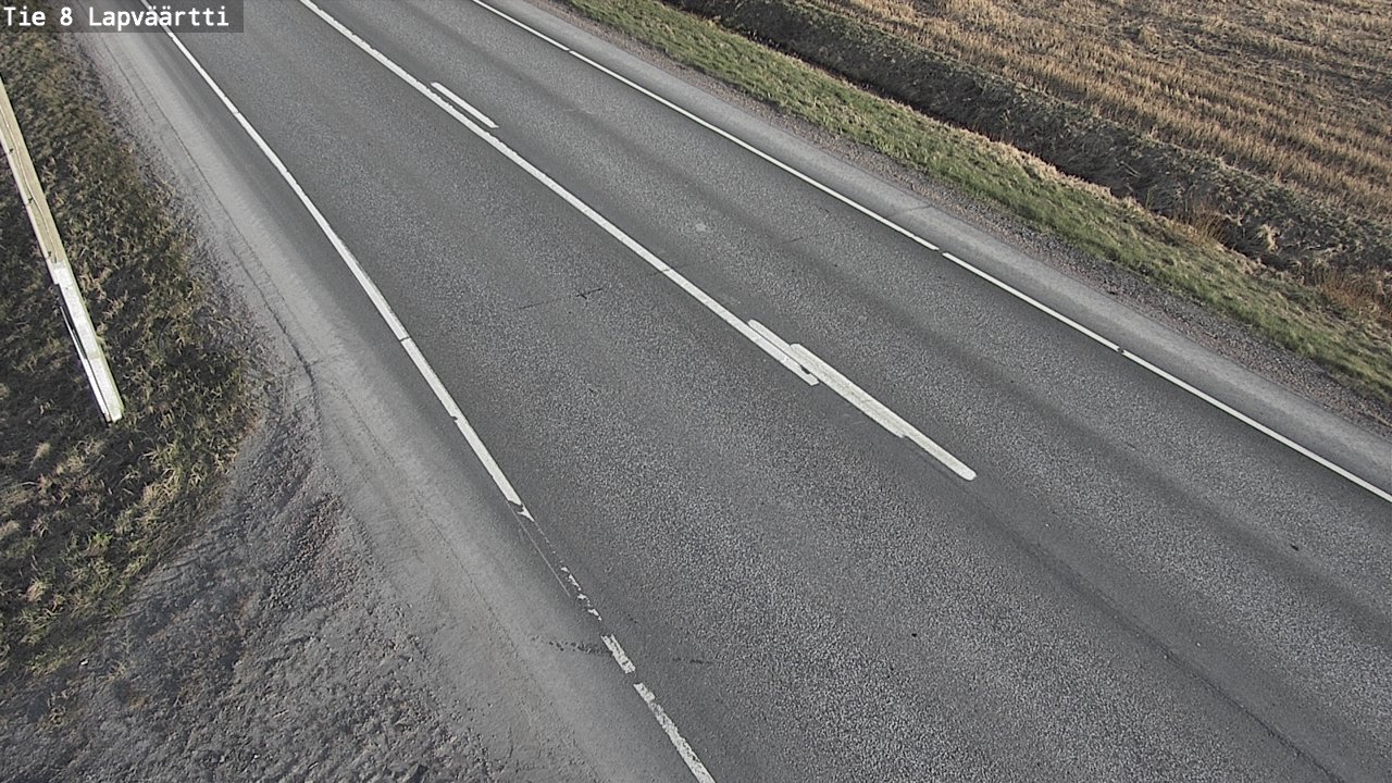 Weather Camera Image Väg 8 Kristinestad, Lappfjärd, Kristiinankaupunki, Pohjanmaa