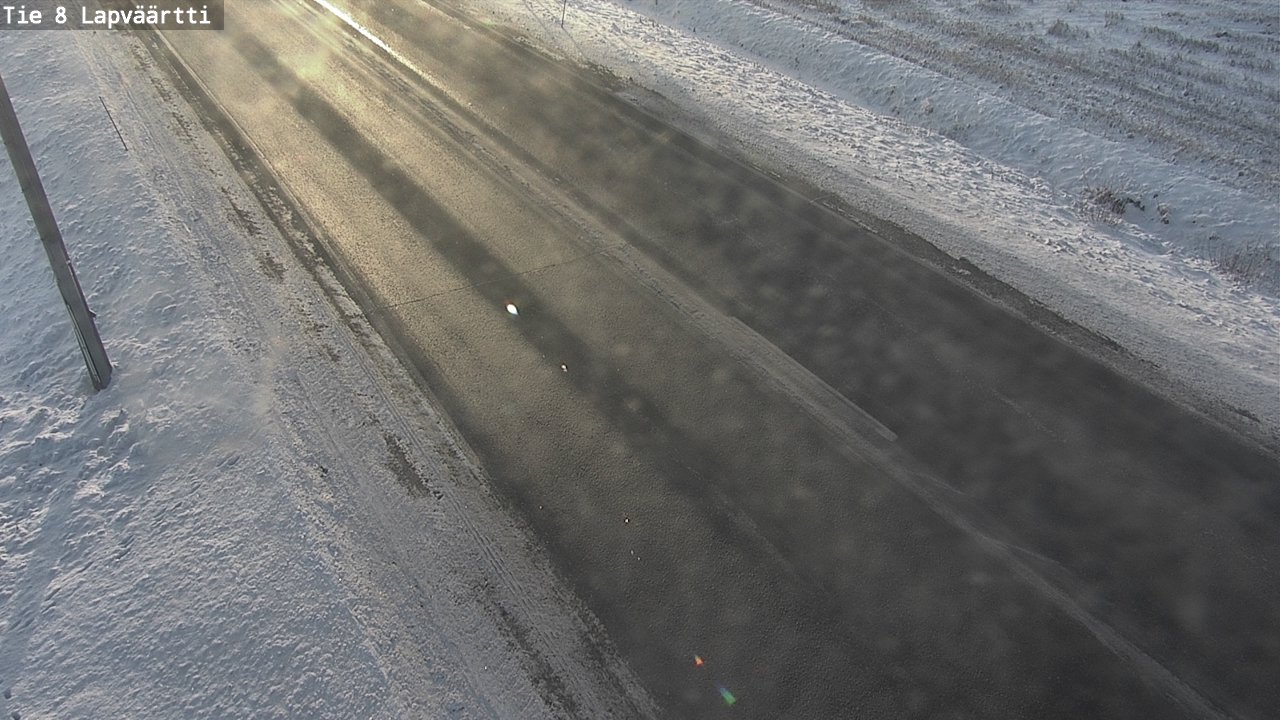 Weather Camera Image Road 8 Kristiinankaupunki, Lapväärtti, Kristiinankaupunki, Pohjanmaa
