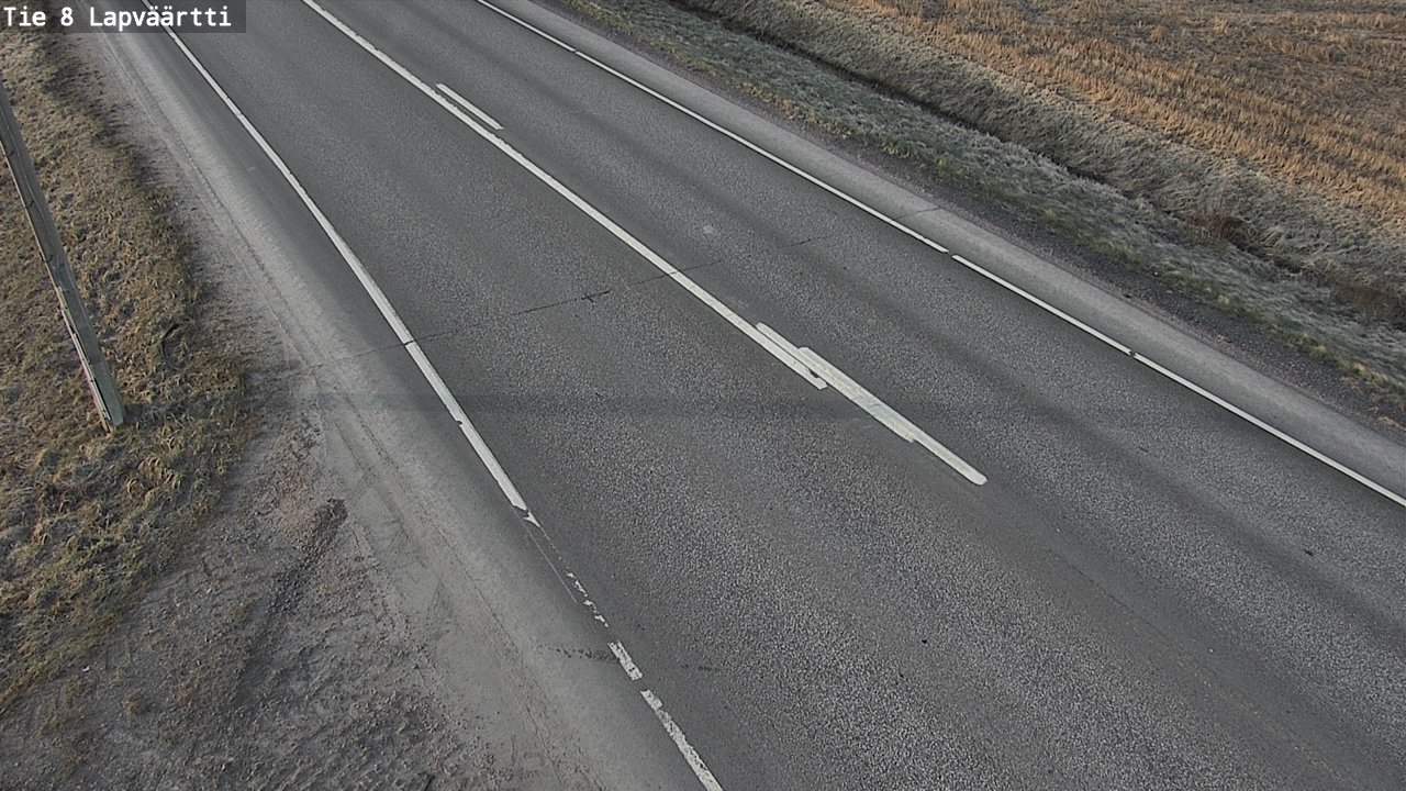 Weather Camera Image Väg 8 Kristinestad, Lappfjärd, Kristiinankaupunki, Pohjanmaa