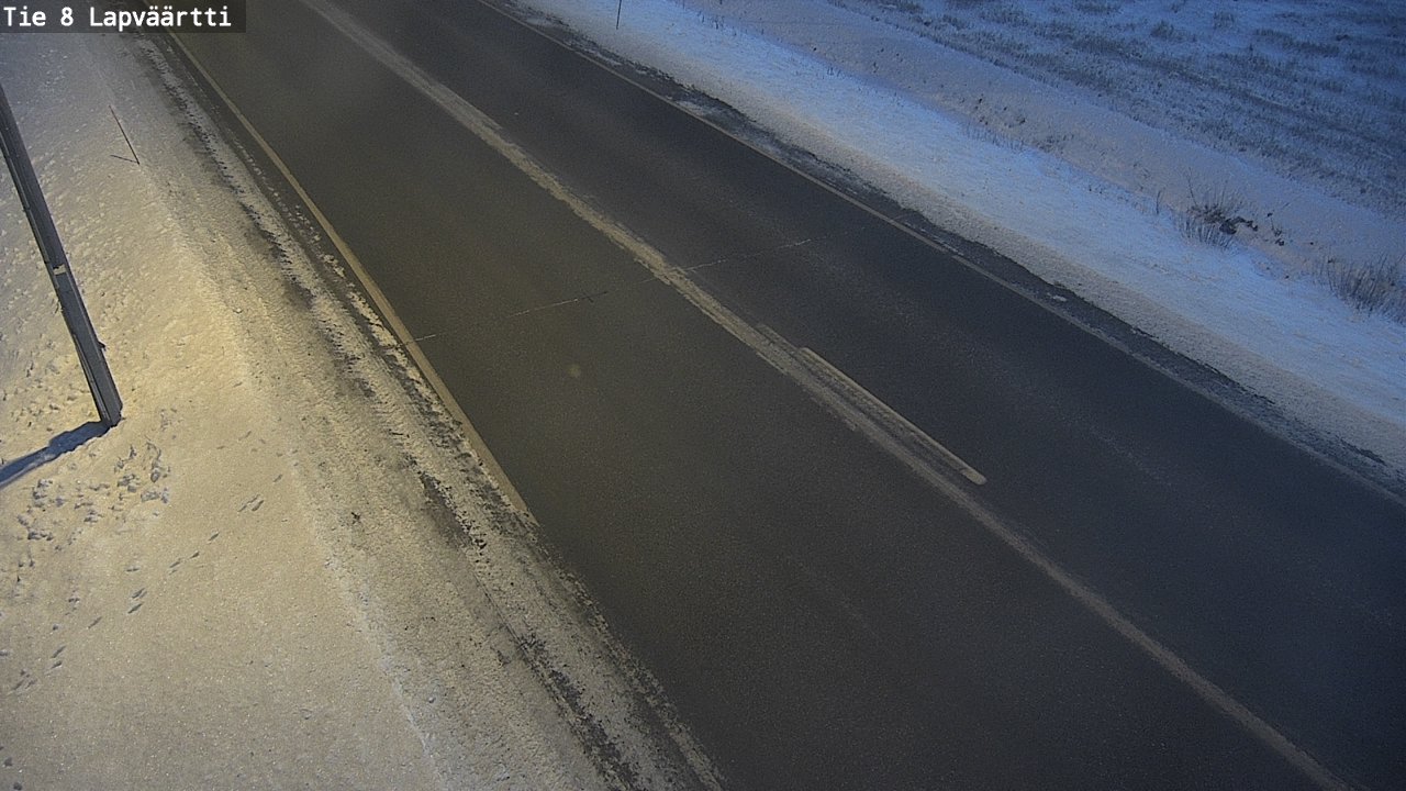 Weather Camera Image Road 8 Kristiinankaupunki, Lapväärtti, Kristiinankaupunki, Pohjanmaa