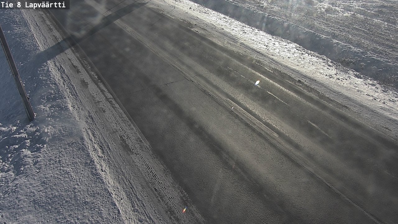 Weather Camera Image Road 8 Kristiinankaupunki, Lapväärtti, Kristiinankaupunki, Pohjanmaa