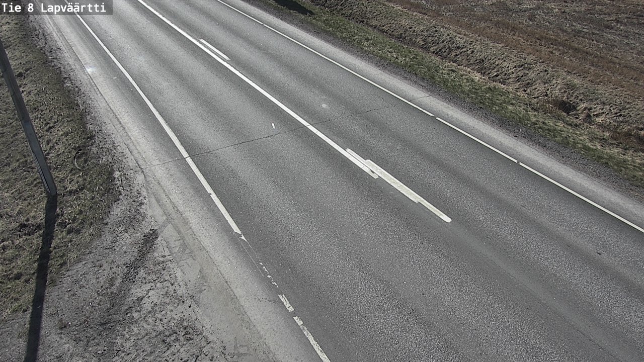 Weather Camera Image Väg 8 Kristinestad, Lappfjärd, Kristiinankaupunki, Pohjanmaa