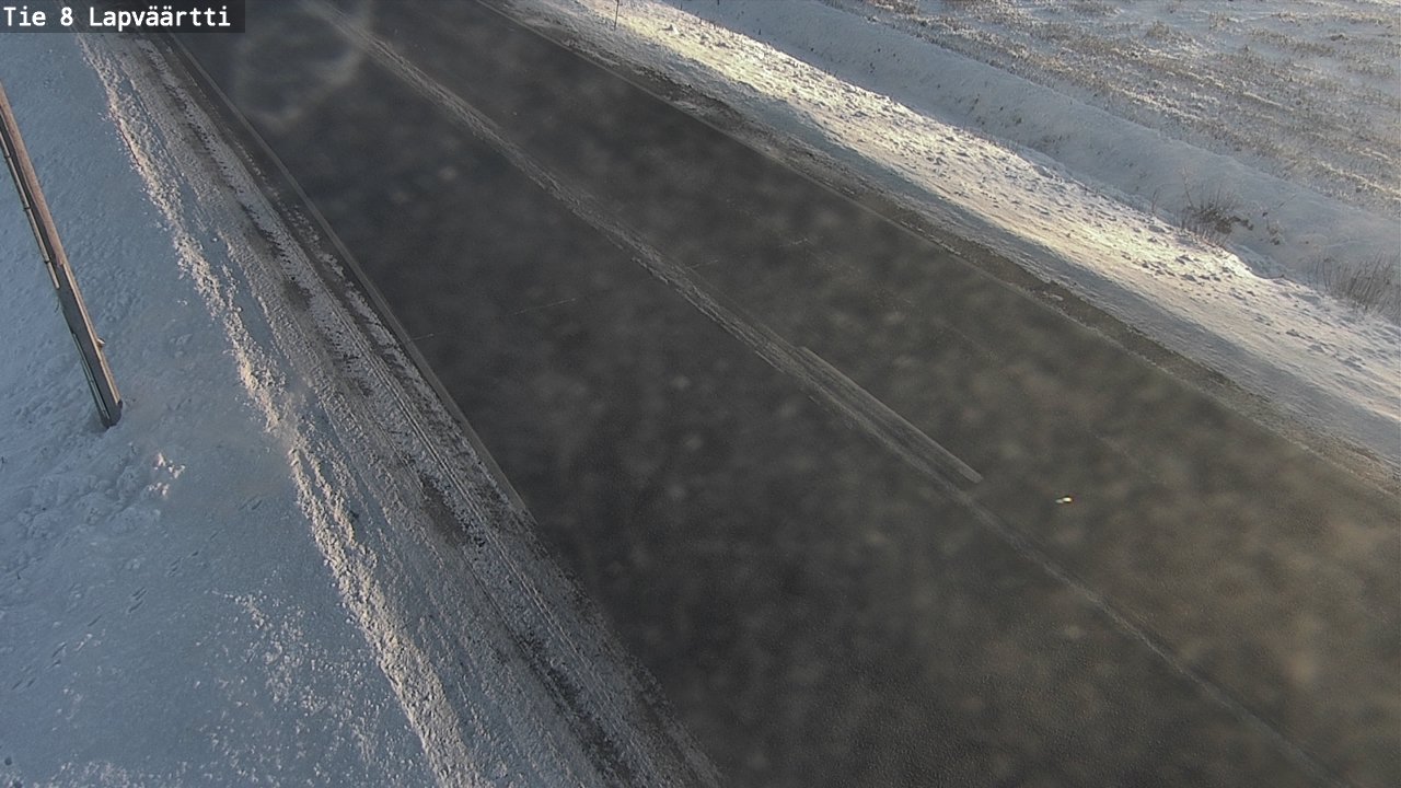 Weather Camera Image Road 8 Kristiinankaupunki, Lapväärtti, Kristiinankaupunki, Pohjanmaa